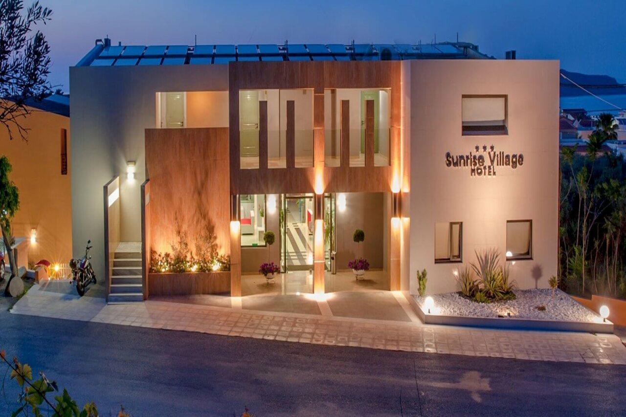 Sunrise Village Hotel Platanias Exterior foto