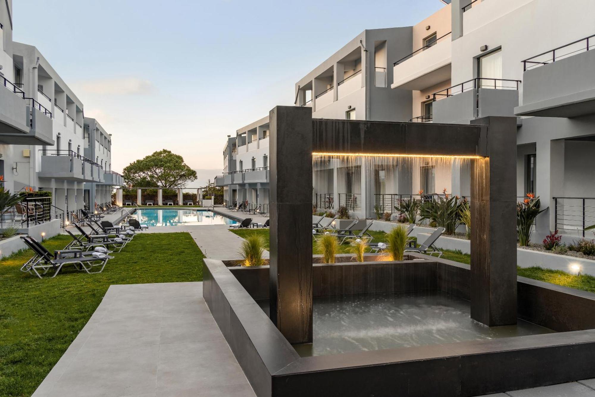 Sunrise Village Hotel Platanias Exterior foto