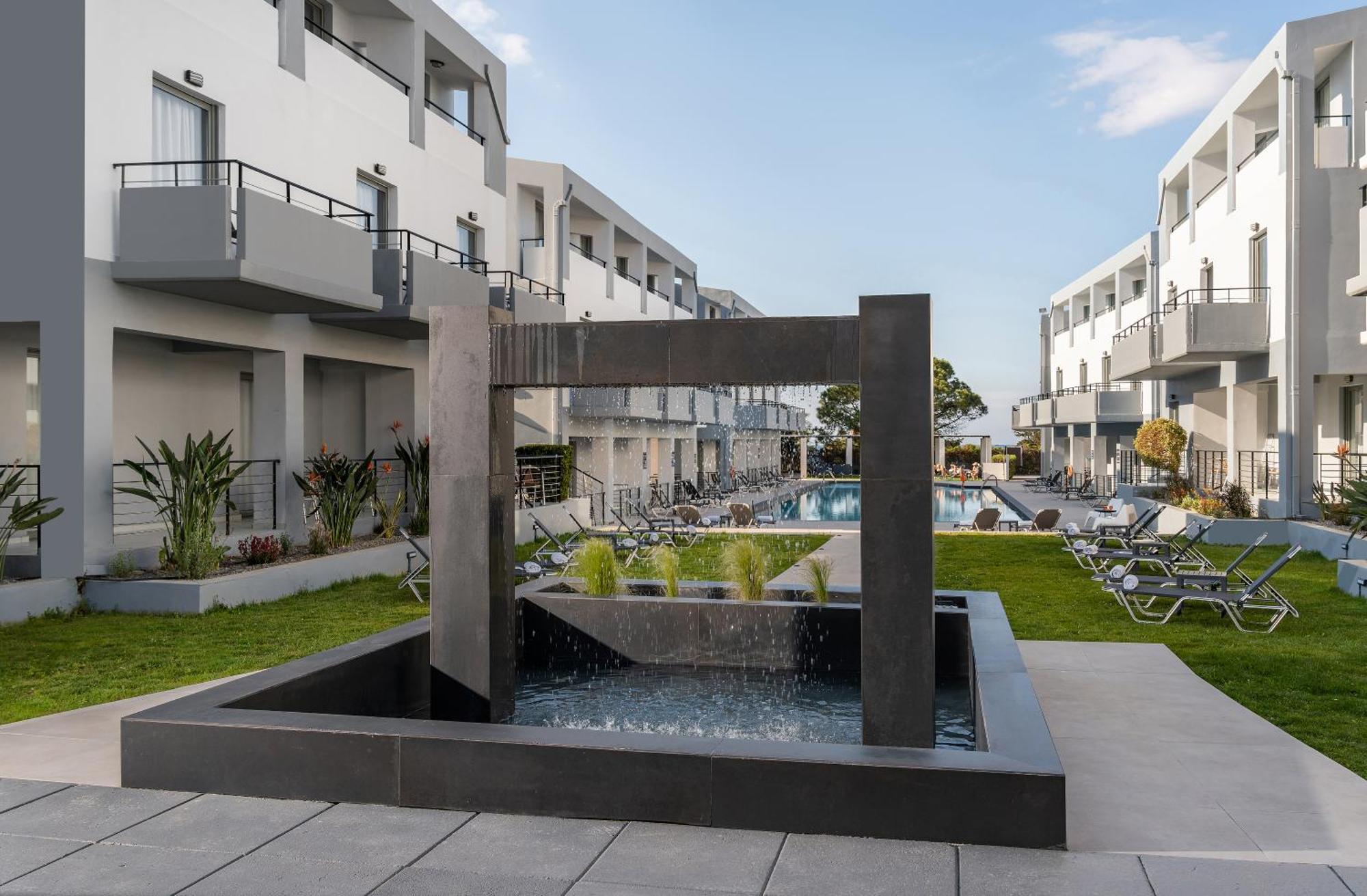 Sunrise Village Hotel Platanias Exterior foto