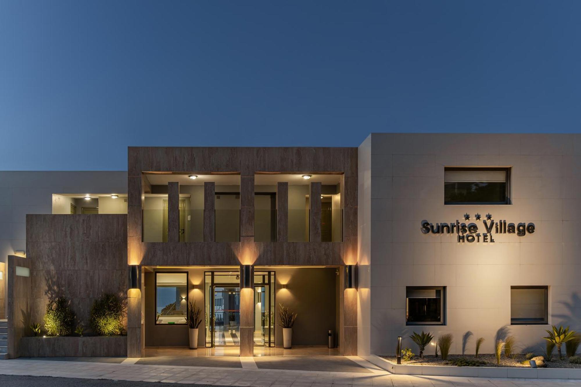 Sunrise Village Hotel Platanias Exterior foto