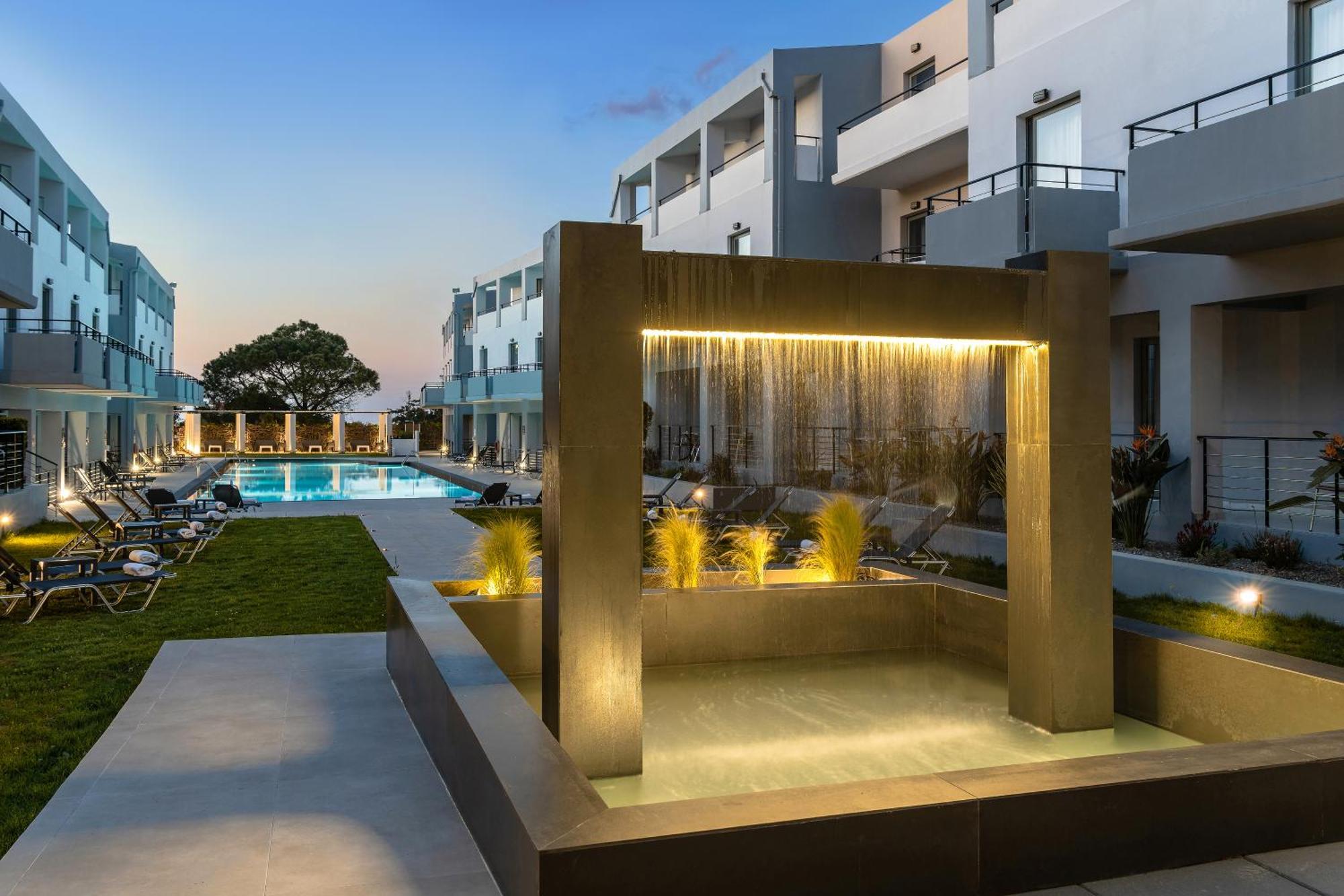 Sunrise Village Hotel Platanias Exterior foto