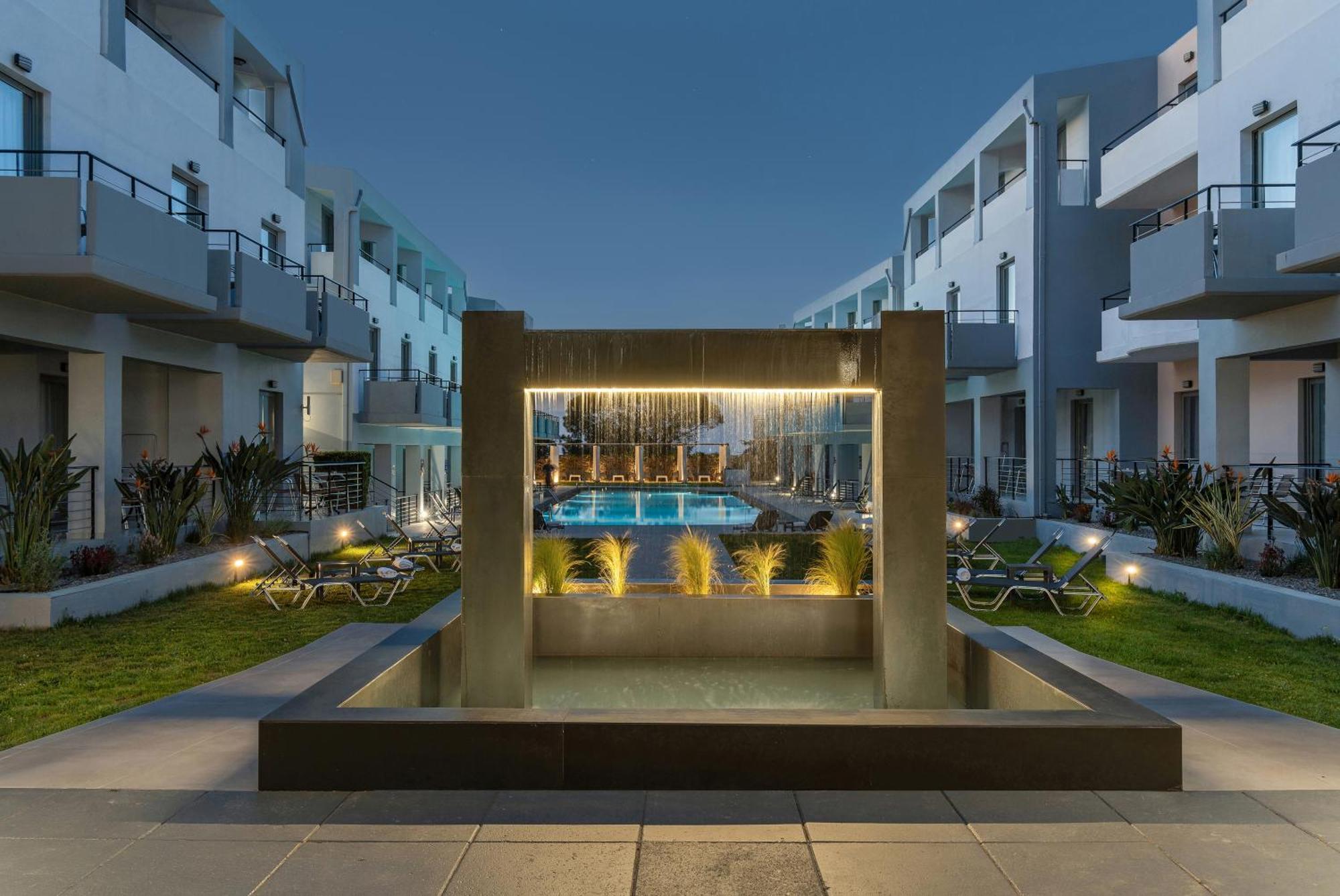 Sunrise Village Hotel Platanias Exterior foto